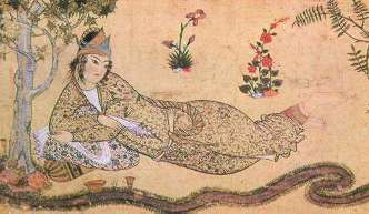 Królowa Saby -- portret perskiego artysty